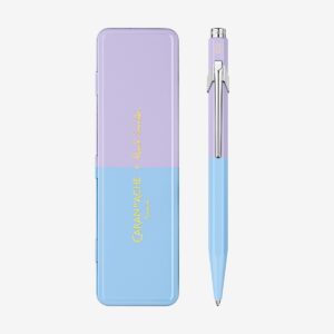 849™ PAUL SMITH 4 Ballpoint Pen Sky Blue/Lavender Purple - Special Edition
