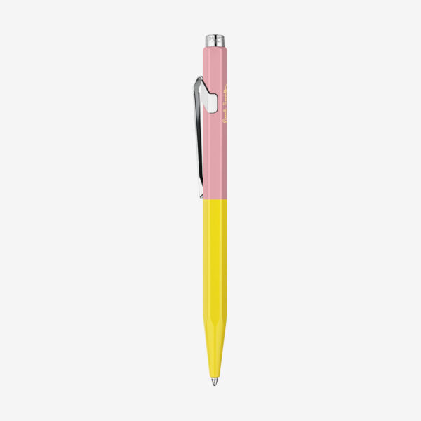 849™ PAUL SMITH 4 Ballpoint Pen Chartreuse Yellow/Rose Pink - Special Edition - Image 2