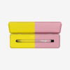 849™ PAUL SMITH 4 Ballpoint Pen Chartreuse Yellow/Rose Pink - Special Edition - Image 4