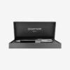 LÉMAN BICOLOR Black Silver-plated/Rhodium-coated Ballpoint Pen - Image 3