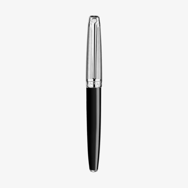 LÉMAN™ BICOLOR Black Silver-Plated, Rhodium-Coated Fountain Pen - Image 3
