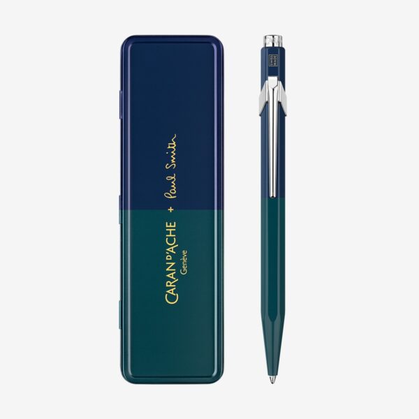 849 PAUL SMITH Racing Green & Navy Blue Ballpoint Pen – Limited Edition