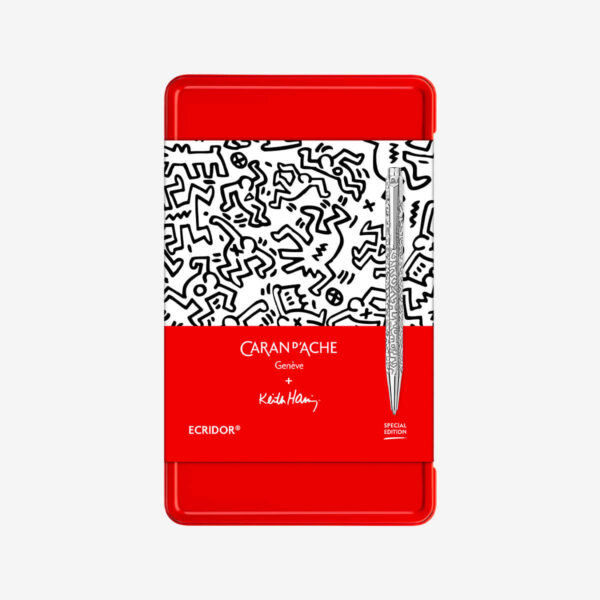 ECRIDOR™ KEITH HARING Ballpoint Pen & Leather Case Set - Special Edition - Image 2