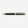 LÉMAN™ EBONY BLACK Gold-Plated Ballpoint Pen