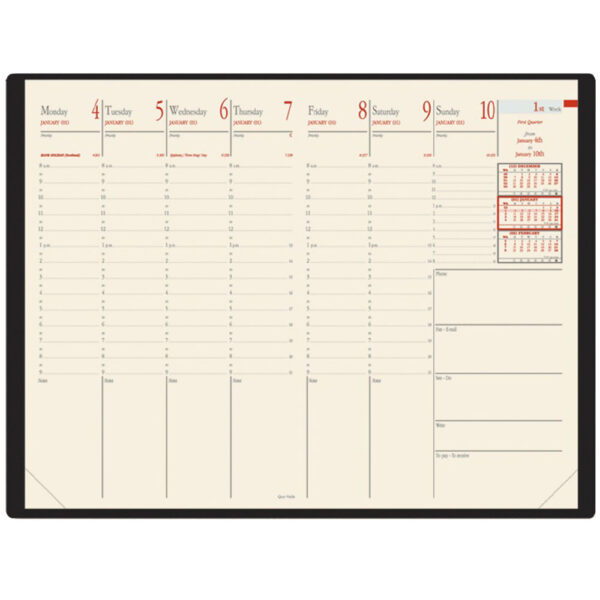 Weekly Planning with Action Dashboard “Minister Prestige”