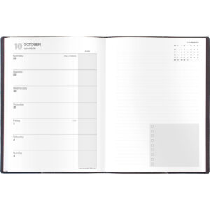 Weekly Planning with Full Notes Page “Note 21”