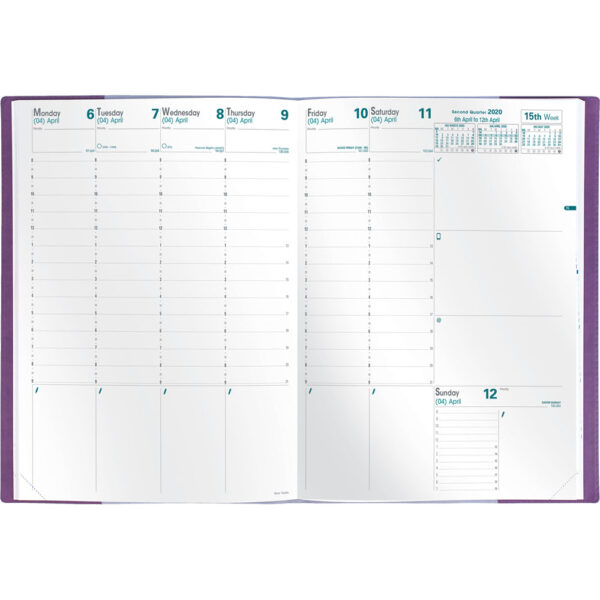 Weekly Planning with Space for Daily Notes “Prenote”