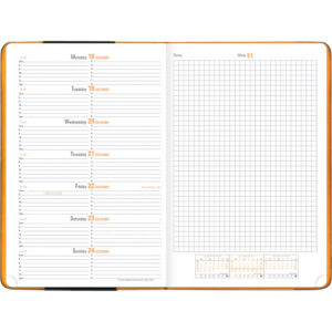 Weekly Planning with Full Notes Page “Rhodia Planner Desk”