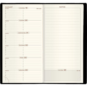 Weekly Planning with Full Notes Page “Space 17”