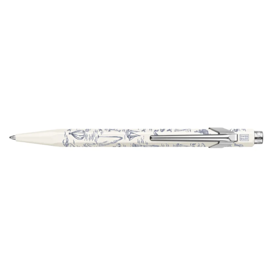 Ballpoint Pen 849™ Toile de Jouy White
