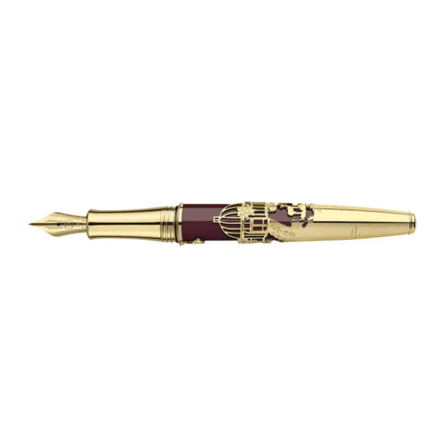 Fountain Pen Toile de Jouy Prestige Burgundy