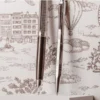 Set Ballpoint Pen Léman™ Toile de Jouy & Burgundy Leather Case - Image 7