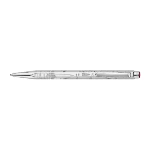 Set Ballpoint Pen Ecridor™ Toile de Jouy & Burgundy Leather Case